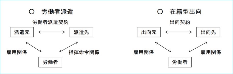 在籍型出向図