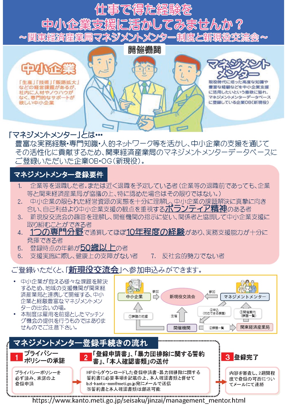 マネジメントメンター登録制度の御案内1